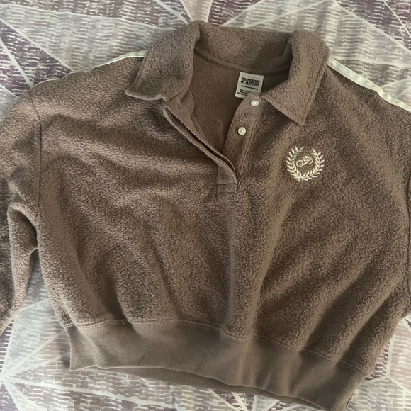 PINK jogger and sweater set 2pc set - Picture 2 of 4